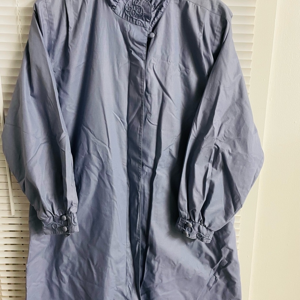 London Fog light Blue Trench Coat